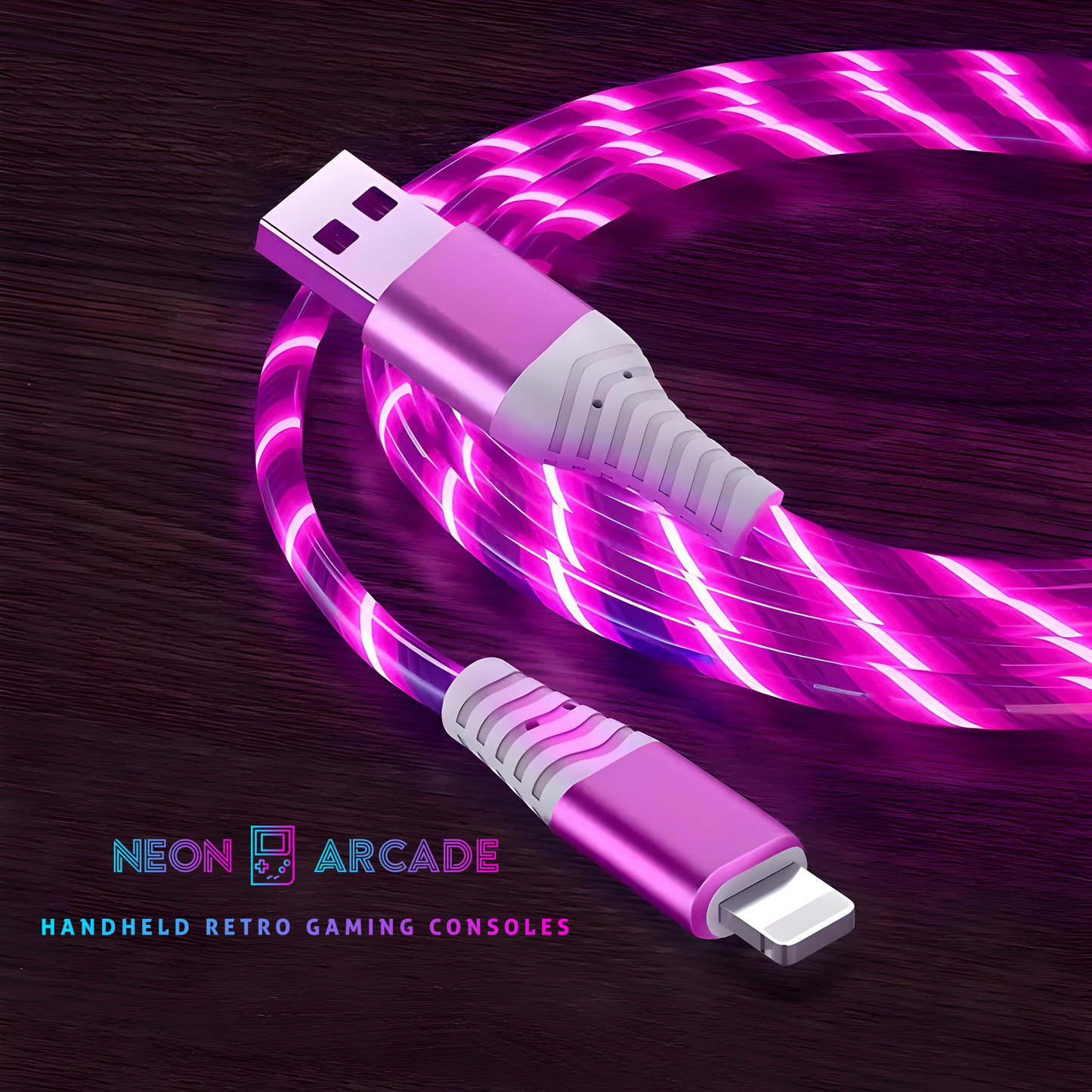 LED Luminous Flow Fast Charging LIGHTNING Cable- For iPhones