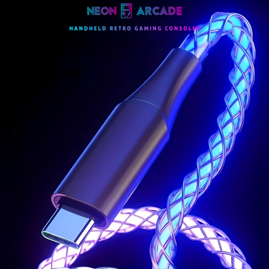 RGB Type C to Type C Fast Charging Cable- 66w 1m