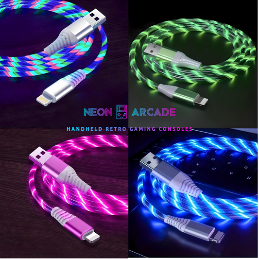LED Luminous Flow Fast Charging LIGHTNING Cable- For iPhones