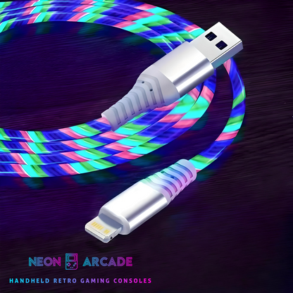 LED Luminous Flow Fast Charging LIGHTNING Cable- For iPhones