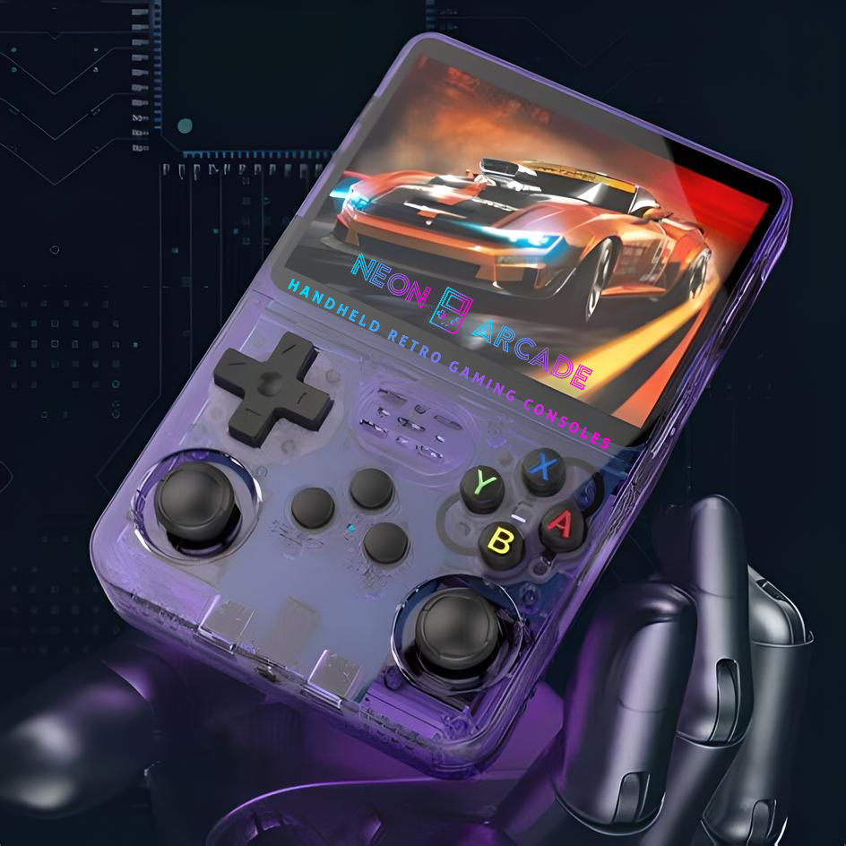 S Retro Handheld Gaming Console- Black 64gb