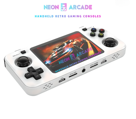 R36H Retro Handheld Gaming Console- White 64Gb