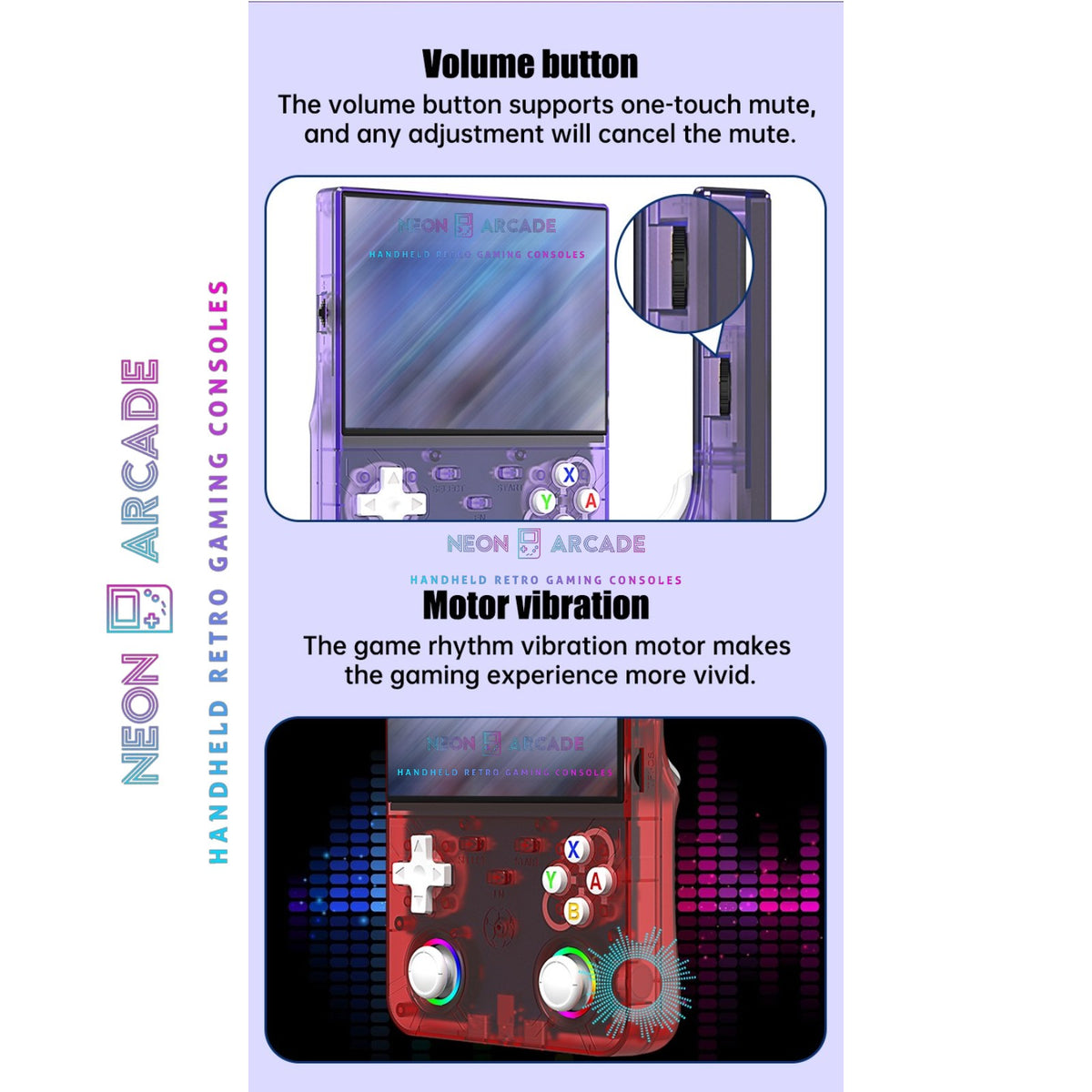 Ultra XL Retro Handheld Game Console - Red