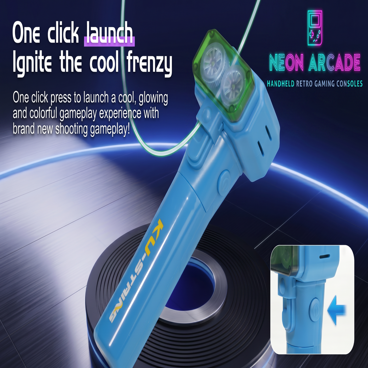 UV Rope Launcher Toy