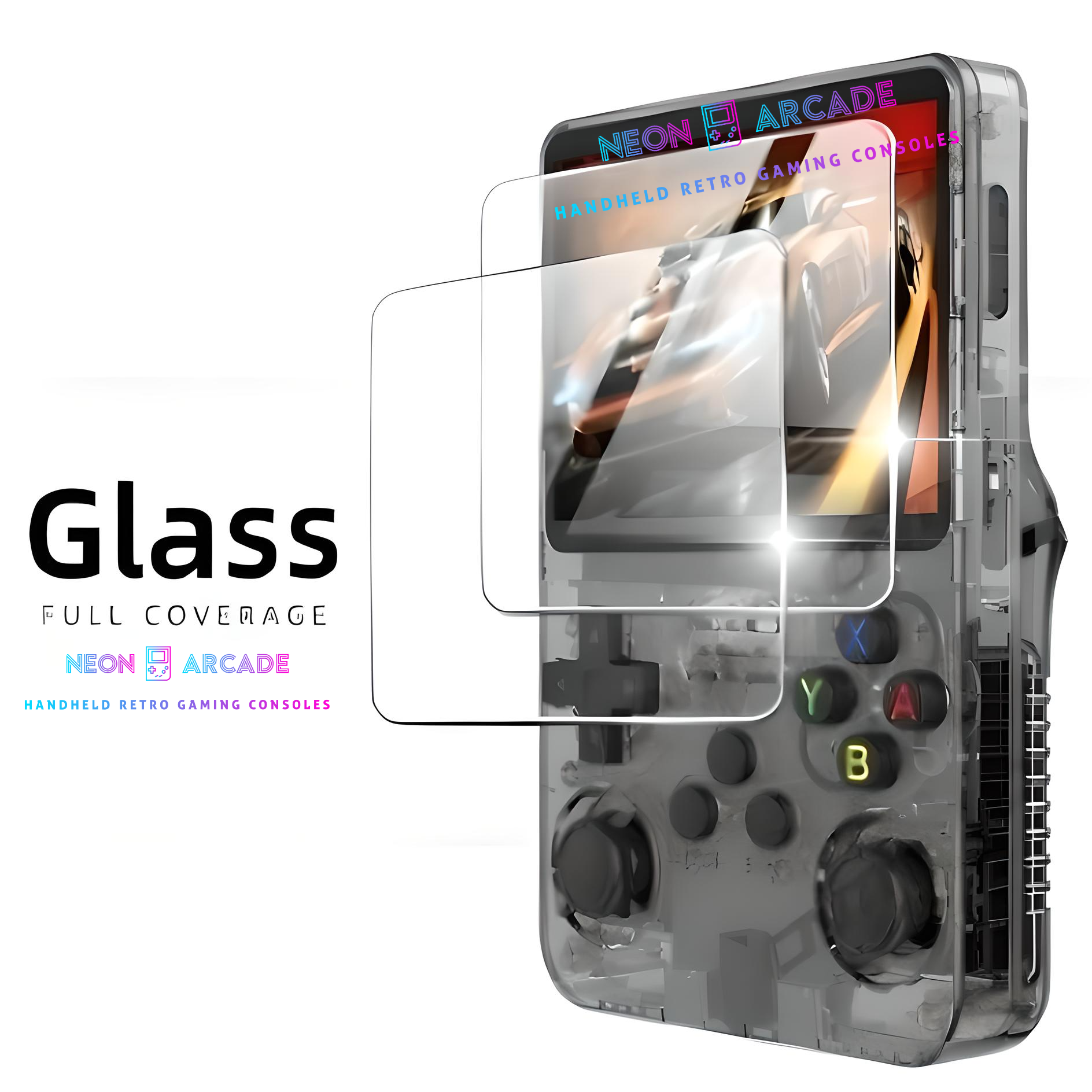 S Console Screen Protector – Neon Arcade